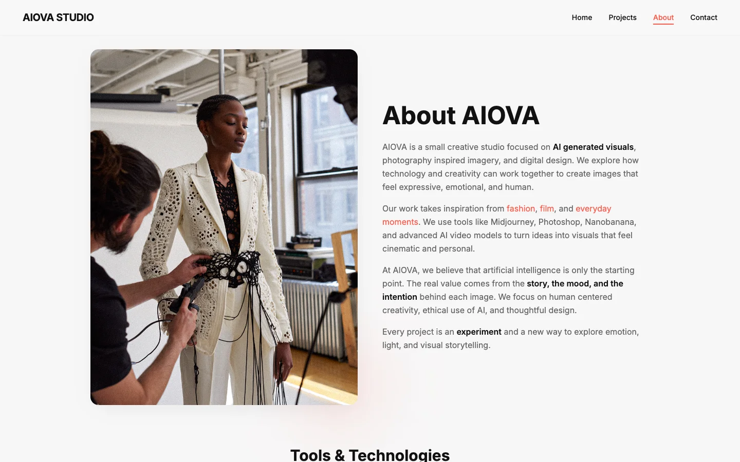 AIOVA about page
